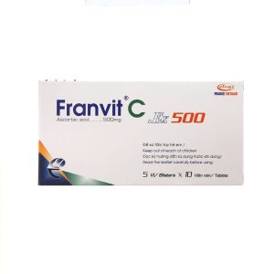Smart Pharma - Franvit C.Ex 500 bổ sung vitamin C, tăng đề kháng ( Hộp 5 vỉ x 10 viên) 2 Smart Pharma - Smart pharma 2024 12 25T082427.164