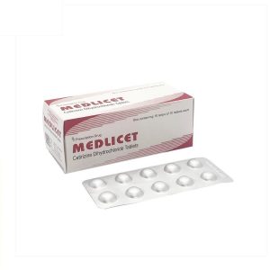Thuốc MEDLICET 10 chống dị ứng, mày đay ( Hộp 10 vỉ x 10 viên)