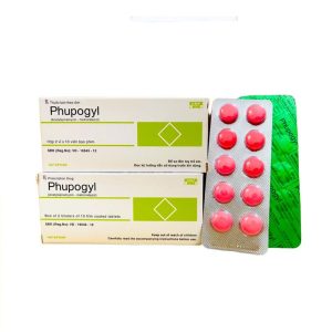 Thuốc Phupogyl điều trị nhiễm trùng răng miệng cấp và mãn tính ( Hộp 2 vỉ x 10 viên)