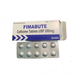 Thuốc Fimabute 200 điều trị nhiễm khuẩn ( Hộp 1 vỉ x 10 viên)