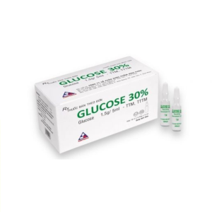 Thuốc Glucose 30% Vinphaco điều trị các trường hợp thiếu hụt Glucose ( Hộp 10 vỉ x 5 ống 5ml)