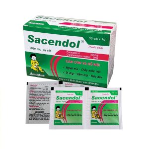 Thuốc Sacendol Vacopharm điều trị cảm cúm ( Hộp 30 gói)