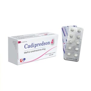 Thuốc Cadipredson 4 USP chống viêm, giảm viêm khớp dạng thấp ( Hộp 5 vỉ x 10 viên)
