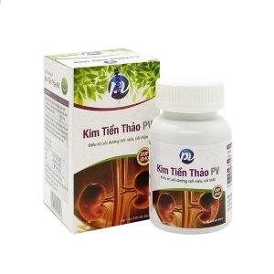 Smart Pharma - Thuốc trị sỏi thận Kim Tiền Thảo PV hỗ trợ điều trị sỏi đường tiết niệu, sỏi thận (100 viên) 1 Kim tiền thảo