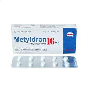 Thuốc Metyldron 16mg Armephaco điều trị hen phế quản ( Hộp 3 vỉ x 10 viên)