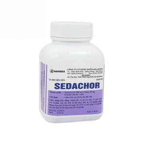 Thuốc Sedachor Haipharco giảm đau, hạ sốt ( Lọ 200 viên)
