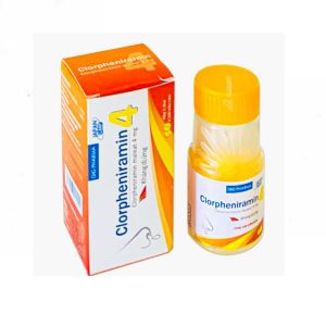 Thuốc Clorpheniramin 4 DHG điều trị viêm mũi dị ứng ( Lọ 100 viên)