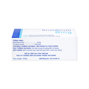 Smart Pharma - Thuốc Bromhexin 8mg Dược 3-2 tan đàm trong viêm khí phế quản, viêm phế quản mạn tính (10 vỉ x 20 viên) 1 Smart Pharma - Smart pharma 2024 12 29T094111.665