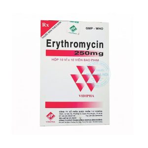 Smart Pharma - Thuốc Erythromycin 250mg (Vidipha) điều trị nhiễm khuẩn ( Hộp 10 vỉ x 10 viên) 1 Smart Pharma - Smart pharma 2024 12 29T150208.879