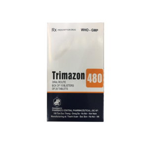 Thuốc kháng sinh Trimazon 480 điều trị nhiễm khuẩn ( Hộp 10 vỉ x 20 viên)