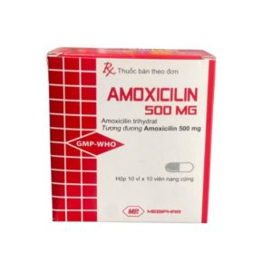Smart Pharma - Thuốc kháng sinh AMOXICILIN 500mg Mebiphar điều trị nhiễm khuẩn ( Hộp 10 vỉ x 10 viên) 1 Smart Pharma - Smart pharma 2024 12 29T165811.823