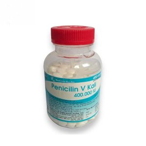 Thuốc Penicilin V Kali 400.000 IU Dopharma điều trị nhiễm khuẩn do vi khuẩn nhạy cảm gây ra ( Lọ 400 viên)