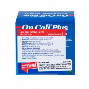 Smart Pharma - Que thử đường huyết On Call Plus ( Hộp 25 cái) 1 Smart Pharma - Smart pharma 2024 12 31T205623.943