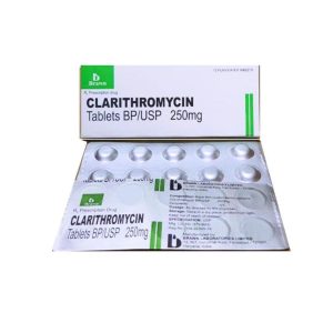 Smart Pharma - Thuốc kháng sinh Clarithromycin 250mg Brawn điều trị nhiễm khuẩn hộp 10 viên 1 Smart Pharma - Smart pharma 41
