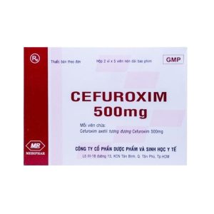 Smart Pharma - Thuốc Cefuroxim 500mg Mebiphar điều trị nhiễm khuẩn (2 vỉ x 5 viên) 2 Smart Pharma - Smart pharma 50 1