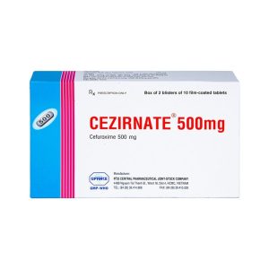 Smart Pharma - Thuốc Cezirnate 500mg Uphace điều trị các bệnh do nhiễm khuẩn (2 vỉ x 10 viên) 3 Smart Pharma - Smart pharma 53