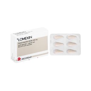 Viên đặt âm đạo Lomexin 200mg điều trị nhiễm nấm Candida âm hộ - âm đạo (Hộp 1 vỉ x 6 viên)