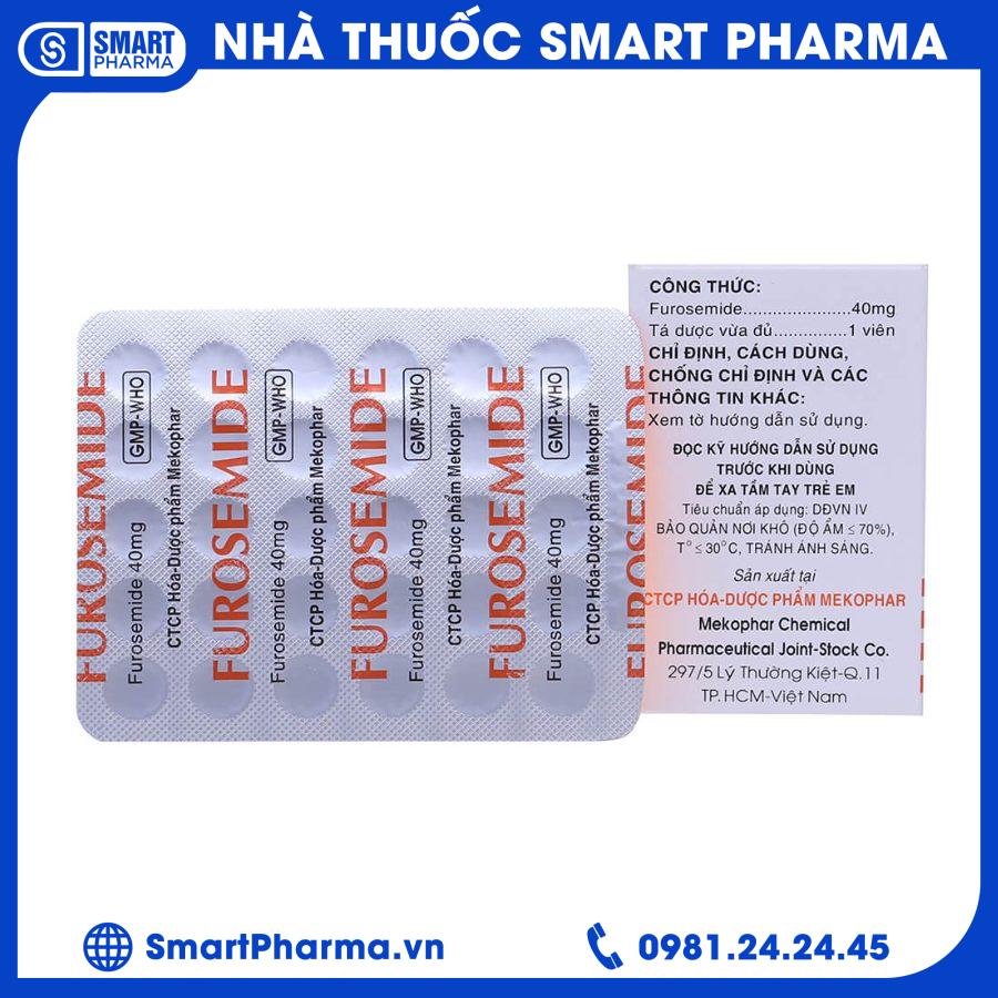 Smart pharma (64) điều trị phù, tăng huyết áp