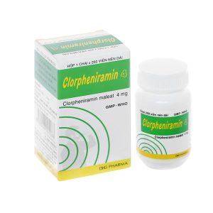 Smart Pharma - Thuốc Clorpheniramin 4 DHG điều trị viêm mũi dị ứng, chảy nước mũi ( Hộp 1 lọ 200 viên) 1 Smart Pharma - Smart pharma 71