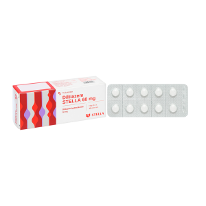 Thuốc Diltiazem Stella 60mg điều trị và dự phòng cơn đau thắt ngực ( Hộp 3 vỉ x 10 viên)