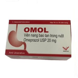 Smart Pharma - Thuốc OMOL (Omeprazol 20mg) (Hộp 10 vỉ x 10 viên) điều trị đau dạ dày 2 thuốc omol