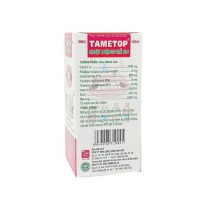 Smart Pharma - Siro Tametop hỗ trợ điều trị nhiệt miệng, loét miệng, chảy máu cam, chảy máu chân răng (100ml) 1 Smart Pharma - Tametop 100ml 2