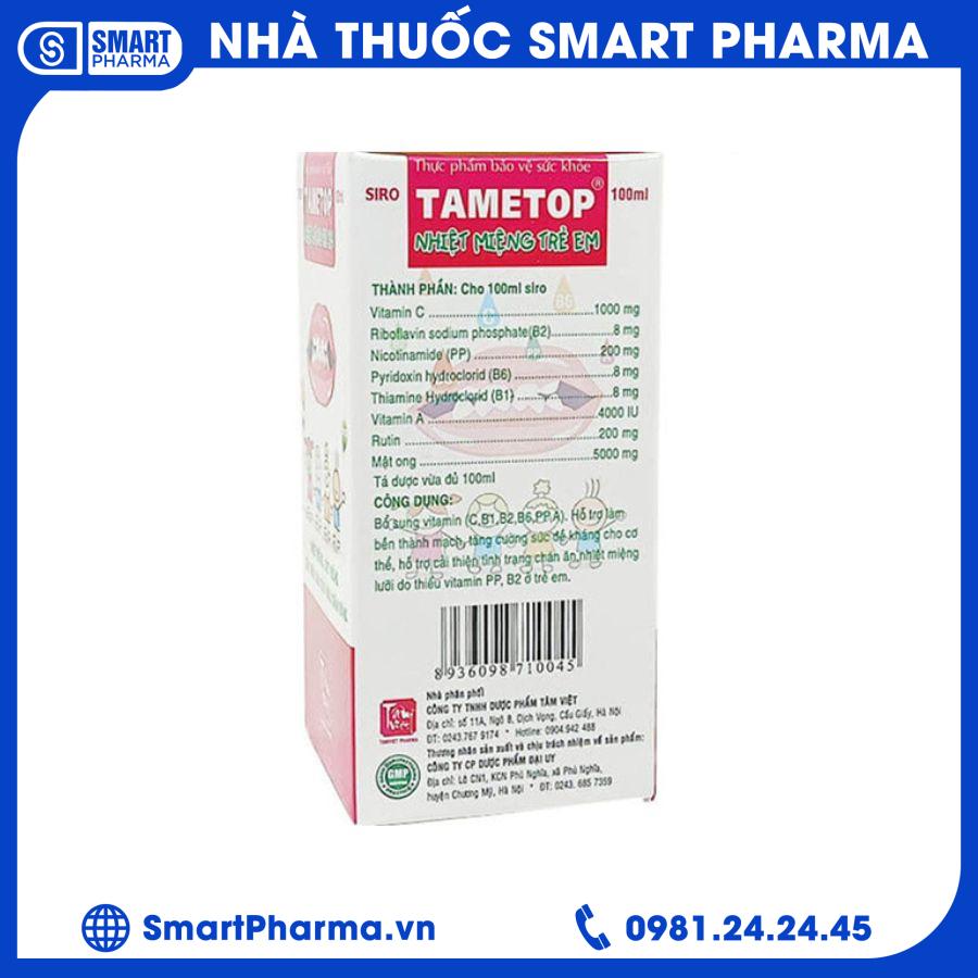 Tametop 100ml 2 Smart Pharma - Tametop 100ml 2