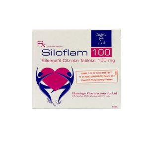 Thuốc Siloflam 100 Flamingo điều trị rối loạn cương dương (1 vỉ x 4 viên)