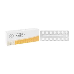Thuốc Primolut N Bayer điều trị xuất huyết do rối loạn chức năng, vô kinh (2 vỉ x 15 viên)