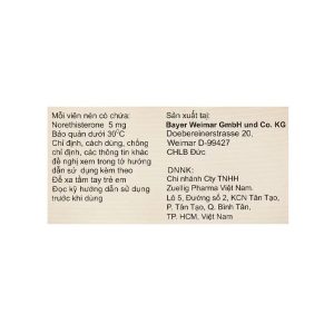 Smart Pharma - Thuốc Primolut N Bayer điều trị xuất huyết do rối loạn chức năng, vô kinh (2 vỉ x 15 viên) 3 Smart Pharma - Thiet ke chua co ten 14