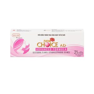 Thuốc tránh thai hàng ngày New Choice AD Advanced Formula Nam Hà (1 vỉ x 21 viên)