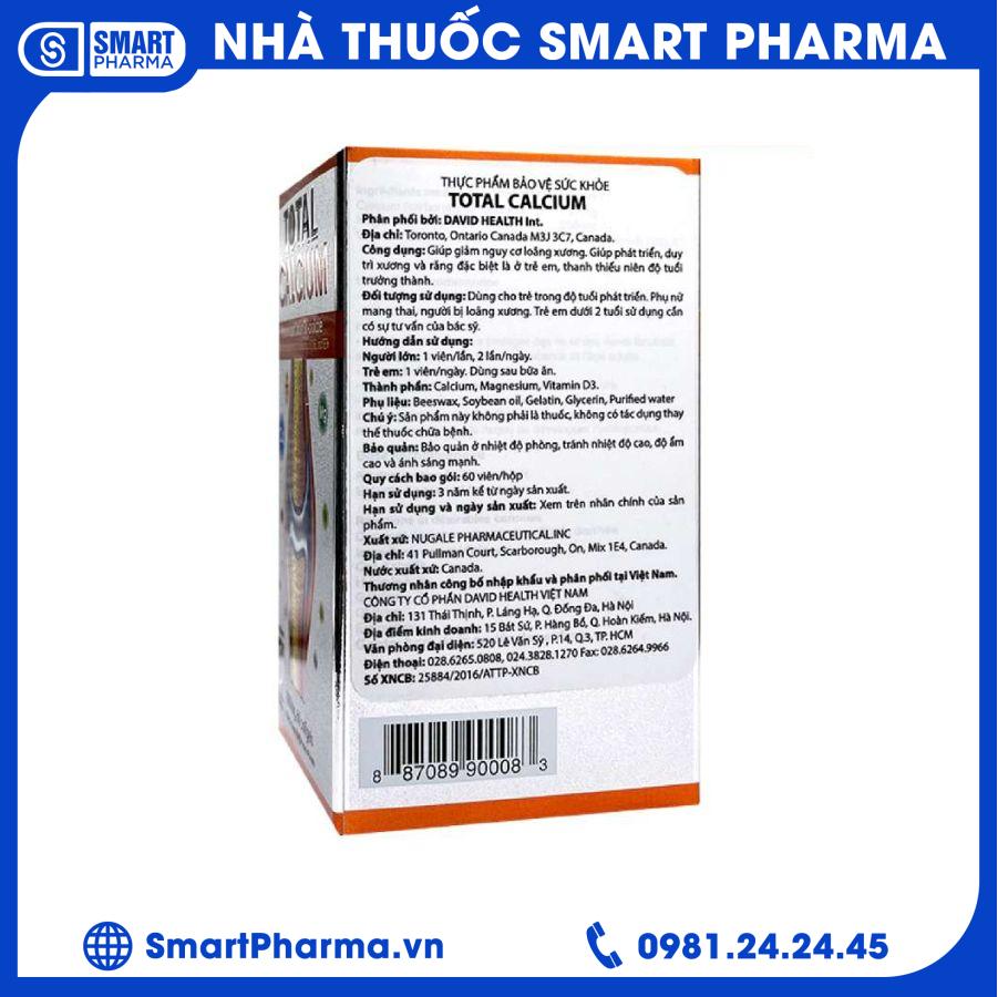 Total Calcium 2 Smart Pharma - Total Calcium 2