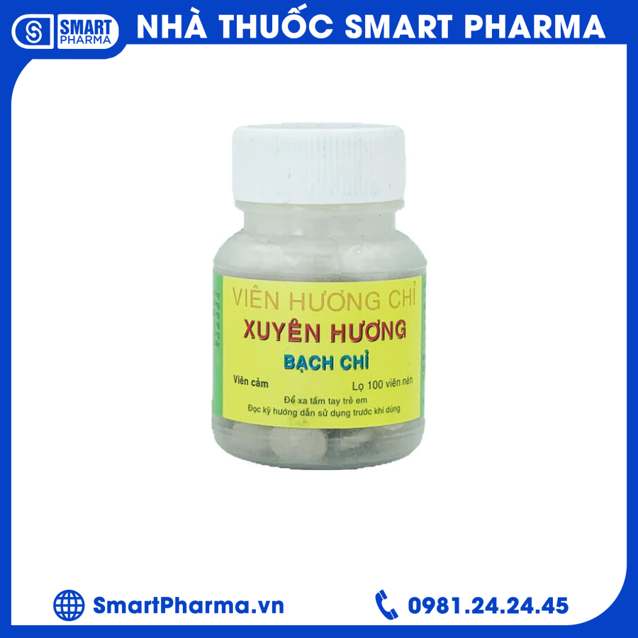 Viên Hương Chỉ Xuyên Hương Viên Hương Chỉ Xuyên Hương lọ 100 viên