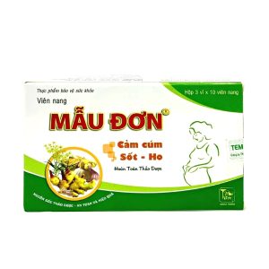 Viên Cảm Cúm Mẫu Đơn Tâm Việt bổ phế, giảm ho, giải biểu (3 vỉ x 10 viên)