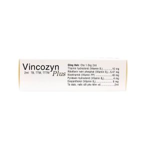 Smart Pharma - Dung dịch Vincozyn Plus Vinphaco phòng ngừa và điều trị các bệnh thiếu Vitamin B (Hộp 1 vỉ x 10 ống x 2ml ) 1 Smart Pharma - Vincozyn plus 1vi x10 ong 2