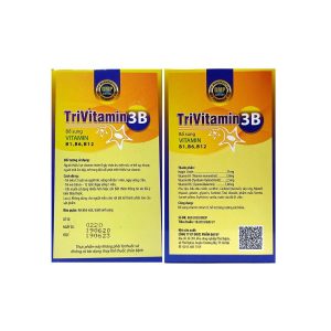 Smart Pharma - TriVitamin 3B Đại Uy bổ sung vitamin B, nâng cao sức khỏe hệ miễn dịch, làm giảm triệu chứng chán ăn, mệt mỏi 2 Smart Pharma - Vitamin 3B Dai Uy 1