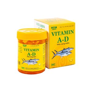 Smart Pharma - Thuốc Vitamin A-D Hataphar phòng và điều trị thiếu Vitamin A và D (100 viên) 2 Smart Pharma - Vitamin AD Ha tay 1