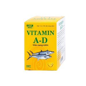 Thuốc Vitamin A-D Hataphar phòng và điều trị thiếu Vitamin A và D (100 viên)
