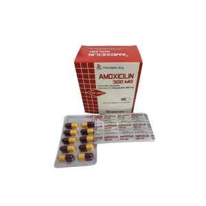 Amoxicilin 500mg Mediplantex ( hộp 10 vỉ x 10 viên)