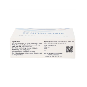 Smart Pharma - Thuốc Vinocyclin 50 Medisun điều trị mụn trứng cá, nhiễm trùng đường hô hấp (3 vỉ x 10 viên) 3 Smart Pharma - smartpharma 9
