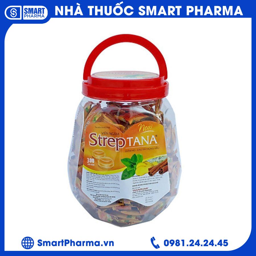 viên ngậm streptana Smart Pharma - vien ngam streptana