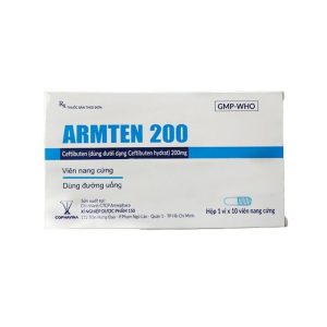 Thuốc Armten 200 Cophavina điều trị nhiễm khuẩn (1 vỉ x 10 viên)