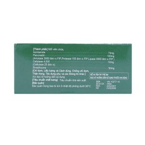 Smart Pharma - Thuốc Azintal Forte điều trị đầy hơi, khó tiêu, chướng bụng (10 vỉ x 10 viên) 2 Smart Pharma - Azintal Forte 2