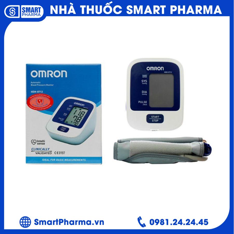Huyết áp điện tử Omron HEM-8712 1 Smart Pharma - Huyet ap dien tu Omron HEM 8712 1