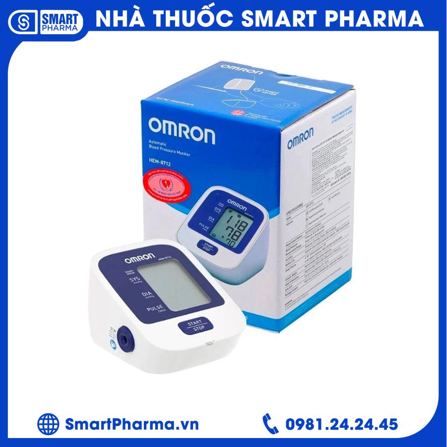 Huyết áp điện tử Omron HEM-8712 Smart Pharma - Huyet ap dien tu Omron HEM 8712