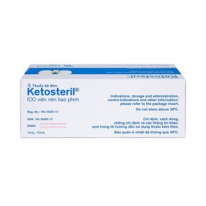 Smart Pharma - Thuốc Ketosteril Fresenius Kabi phòng ngừa và điều trị suy thận mạn (5 vỉ x 20 viên) 2 Smart Pharma - Ketosteril 3