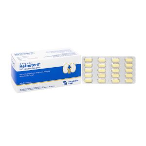 Thuốc Ketosteril Fresenius Kabi phòng ngừa và điều trị suy thận mạn (5 vỉ x 20 viên)