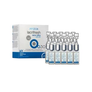 Dung Dịch Nhỏ Mắt  Lacrifresh Ocu-Dry 0.20% – Hỗ trợ điều trị khô mắt, mỏi mắt hay ngứa mắt (Hộp 20 ống)