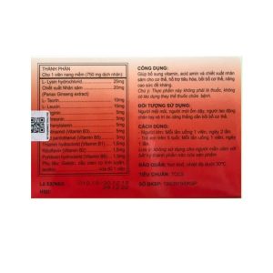 Smart Pharma - Mebiomin Ginseng - Viên uống tăng cường sức khỏe Hộp 2 vỉ x 15 viên 1 Smart Pharma - Mebiomin ginseng 1