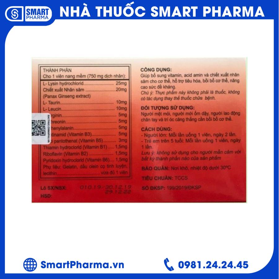 Mebiomin ginseng 1 Smart Pharma - Mebiomin ginseng 1